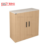 GS广圣 办公柜两门储物柜矮柜岩板桌面 XW0202 个