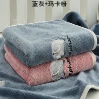 2条毛巾 吸水不毛比纯棉柔软女情侣面巾洗脸家用擦头速干发 三维工匠 2条颜色自己搭配备注-尺寸长74x宽3干发帽/干发巾