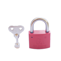 金岳 MH40-24 锌合金锁芯 32*40*20mm 塑钢长梁梅花锁(计价单位:个)红色