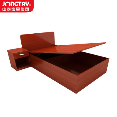 中泰(jongtay)实木床现代简约单人床1.5米双人床 J-JBDZ14