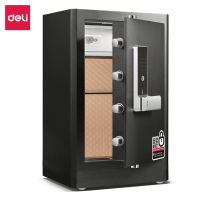 得力4117G指纹密码保险柜H710(黑色)(台)高71CM