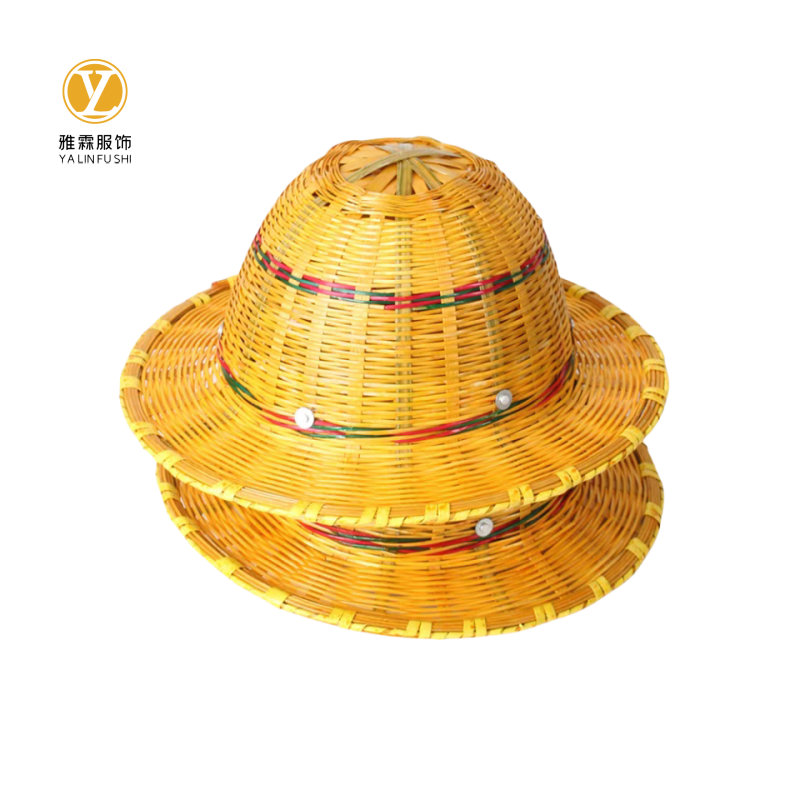 雅霖服 竹编遮阳帽YLF-ZYM25007006 顶