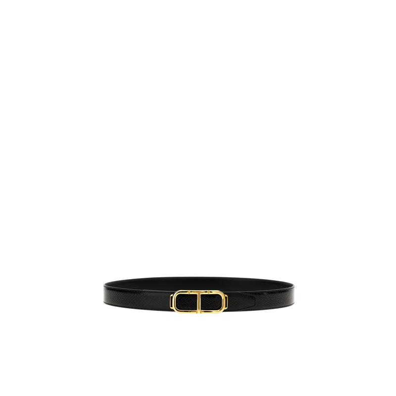 汤姆福特(Tom Ford)男士双面可调节腰带时尚皮革耐用简约休闲百搭