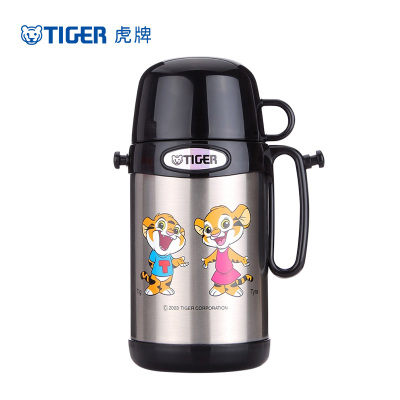 虎牌（tiger）双层真空保温杯304不锈钢保温杯便携可爱卡通学生水杯多色不锈钢色MCG-A05C-XT500ml