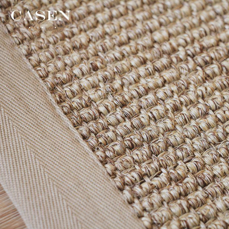 美帮汇编加厚剑麻地毯中式客厅茶几地垫书房卧室床边地毯定制