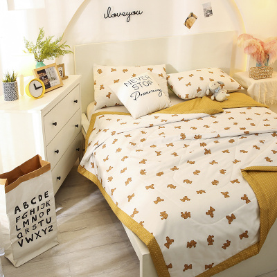 小布熊全棉夏被空调被1.8*2.2m