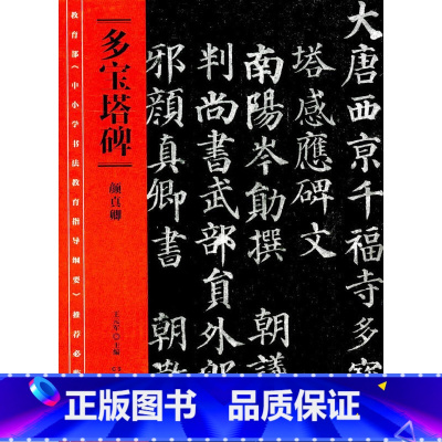[正版]书店多宝塔碑 颜真卿 著 王元军 主编 中国书法传世碑帖精品 传世经典历代书法碑帖精选碑帖临摹湖南美术出版社图书