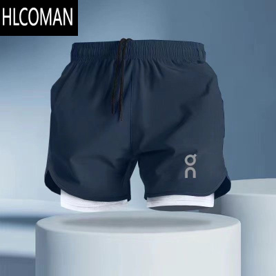 HLCOMANOn运动速干内衬短裤夏季田径男女跑步训练三分防走光健身运动裤潮
