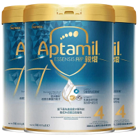 [3罐装]Aptamil香港原装进口爱他美奇迹白罐亲熠4段3岁以上适度水解婴幼儿配方奶粉800g
