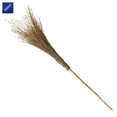 安居先森马路环卫大笤帚扫帚扫把 新5段2斤款 原竹黄青色