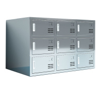 景福达换鞋柜双面18门个