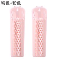 筷子篓筷子置物架带盖壁挂式免打孔家用收纳盒筷子笼厨房装筷子筒 敬平 2个装[粉色]筷笼
