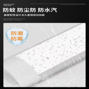 防蚊,防尘,防水汽。