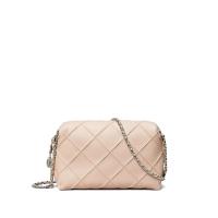 托里.伯奇(TORY BURCH)羊羔皮拼接连肩链条包女士斜挎包小巧链条