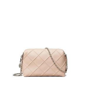 托里.伯奇(TORY BURCH)羊羔皮拼接连肩链条包女士斜挎包小巧链条