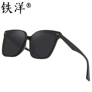 铁洋 太阳镜 墨镜 偏光眼镜 LO多色款镜框 黑灰片 副