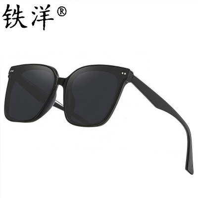 铁洋 太阳镜 墨镜 偏光眼镜 LO多色款镜框 黑灰片 副