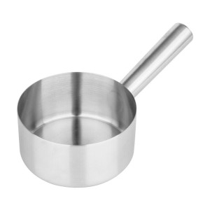 酷博睿 不锈钢水勺水瓢 口径18cm 加厚长柄水勺储水工具厚实耐摔水壳水舀储水瓢无磁不锈钢 HKY-89