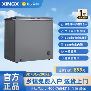 星星(XINGX)200升家用商用减霜净味薄门冰柜 冷藏冷冻转换冷柜 节能顶开冰箱 BD/BC-200KE