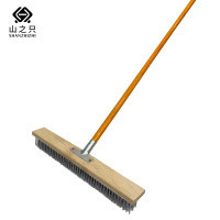 山之只 不锈钢丝洗地刷 50cm地刷 把