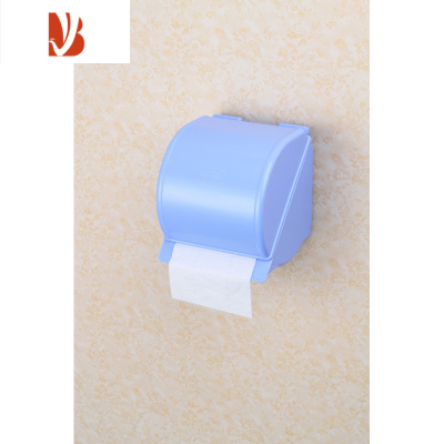 三维工匠卫生纸盒卫生间纸巾厕纸置物架厕所家用创意防水抽纸卷纸筒 蓝色