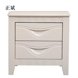 正斌床头柜简约现代卧室床边储物柜升级款白色50*41*50cm