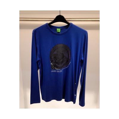 Hugo boss雨果波士长袖T恤男透气舒适易打理亲肤棉质弹力修身