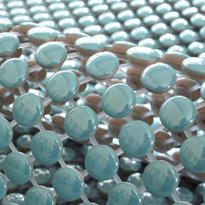 夏季陶瓷凉垫 客厅沙发凉席垫夏天款防滑欧式全包萬能套罩坐垫子 单陶瓷-晶彩果绿 80*180