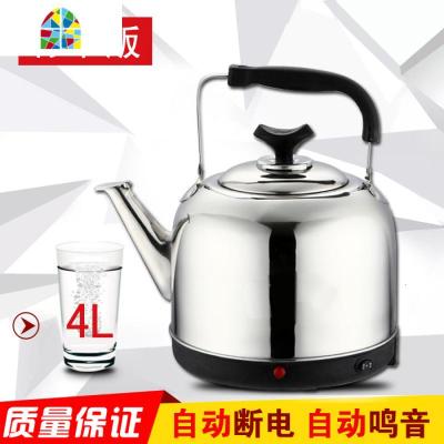 大容量电热水壶保温烧水壶不锈钢鸣音自动断电4L5L6L7L7.5L FENGHOU 5升规格高升壶(标准版)