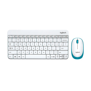 罗技(Logitech) MK245 Nano无线键鼠套装办公键鼠笔记本电脑键盘便携迷你紧凑设计 白色