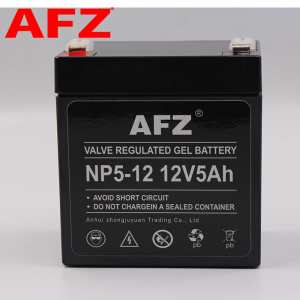 蓄电池12V5AH电瓶门禁后备电源UPS应急灯卷帘门家用照明NP5-12