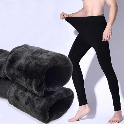 冬季男女保暖裤加绒加厚护腰内穿秋裤大码高弹修身一体裤打底裤串得起