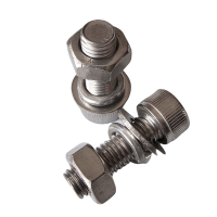 vzi 不锈钢杯头内六角平弹垫螺母四件套 M3*20(100套) 包