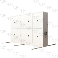 翌嘉 电动密集架移动档案柜钢制轨道密集柜 一列4组