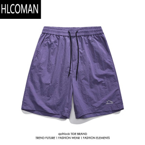 HLCOMAN户外速干伞兵短裤男夏季美式梭织潮牌运动沙滩五分裤透气凉感中裤