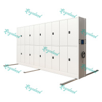 洛诗莲 (RoyceLand) 智能密集架移动式档案柜钢制轨道智能密集柜 一列5组