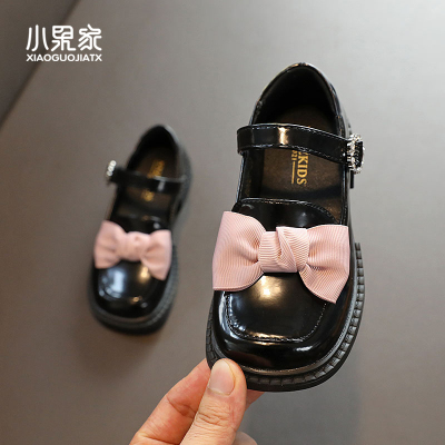可莉允女童英伦风皮鞋儿童公主鞋女宝鞋子春秋英伦小童小皮鞋春款单鞋女皮鞋童