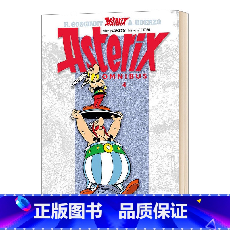 高卢英雄历险记10-12 [正版]英文原版 Asterix Asterix Omnibus 1 高卢英雄历险记1-3 合