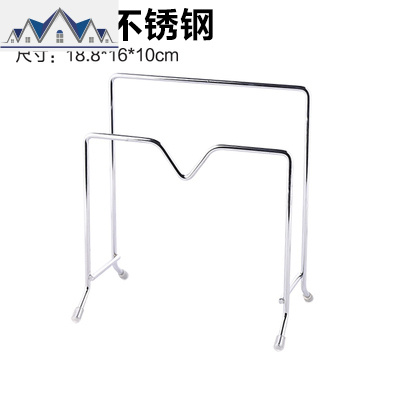 不锈钢菜板砧板架放锅盖的架子案板收纳置物架厨房用品用具小百货 三维工匠