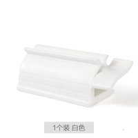 牙膏挤压器懒人挤牙膏儿童挤小样洗面奶卫生间手动挤牙膏夹子 三维工匠 2个装酒红色挤牙膏器