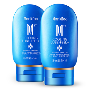 漫渺(ManMiao) 人体润滑剂润滑油 水溶性男女用润滑液 成人情趣性用品 冰感2支装润滑