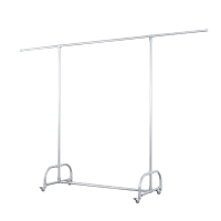 翌嘉YJ-C3-202 202不锈钢晾衣架移动伸缩单杆式晒衣架 不可升降高度款 1200*520*1650