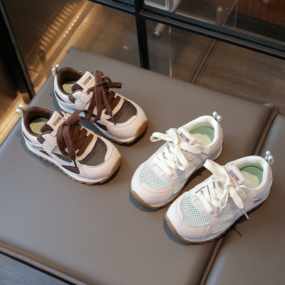 女童鞋夏季儿童运动鞋老爹鞋2025新款男童网鞋轻便小白鞋女童鞋子