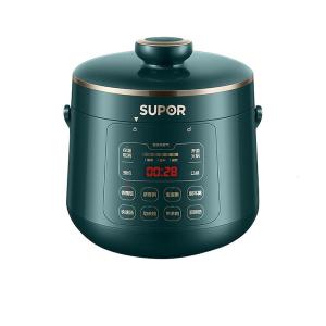 苏泊尔(SUPOR)电压力锅 智能迷你电压力锅 白瓷陶晶球釜内胆 开盖火锅 SY-23YC8062 2.3L